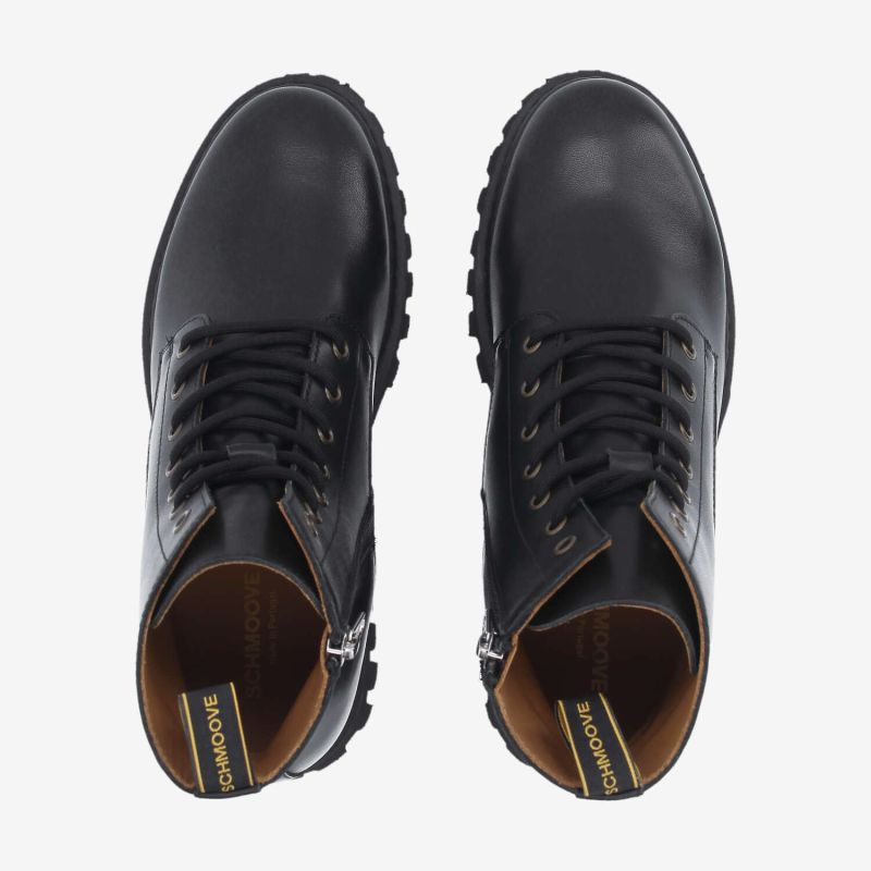 ROTTERDAM LACE UP W - NAPPA -  NOIR